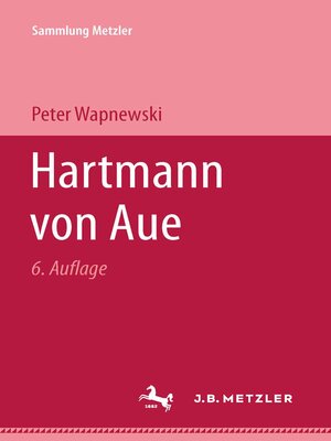 cover image of Hartmann von Aue
